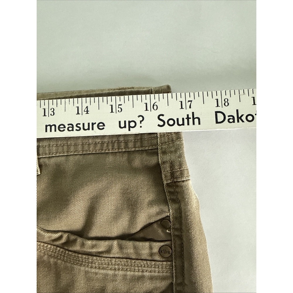 Kuhl Men Easy Rydr Pants Khaki Tan Pockets 33x34 Hiking Outdoor Trail - Picture 8 of 10